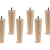 Sommeil De Plomb Lit avec tête de lit lignes bouclette et sommier tapissier - Lit en bois massif* Lit Double