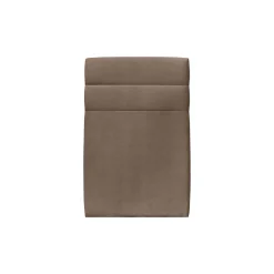 Lit avec tête de lit lignes velours et sommier kit - Lit en bois massif><noscript><img width=