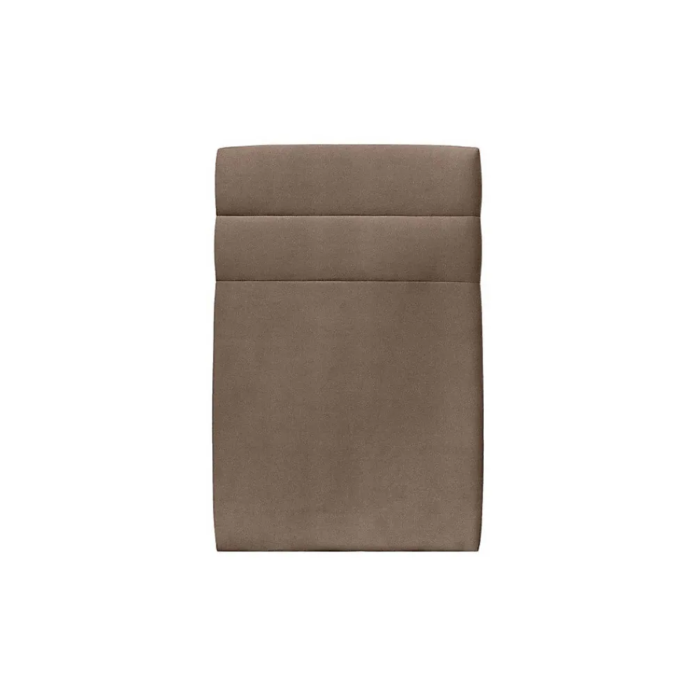 Lit avec tête de lit lignes velours et sommier kit - Lit en bois massif>Sommeil De Plomb Online