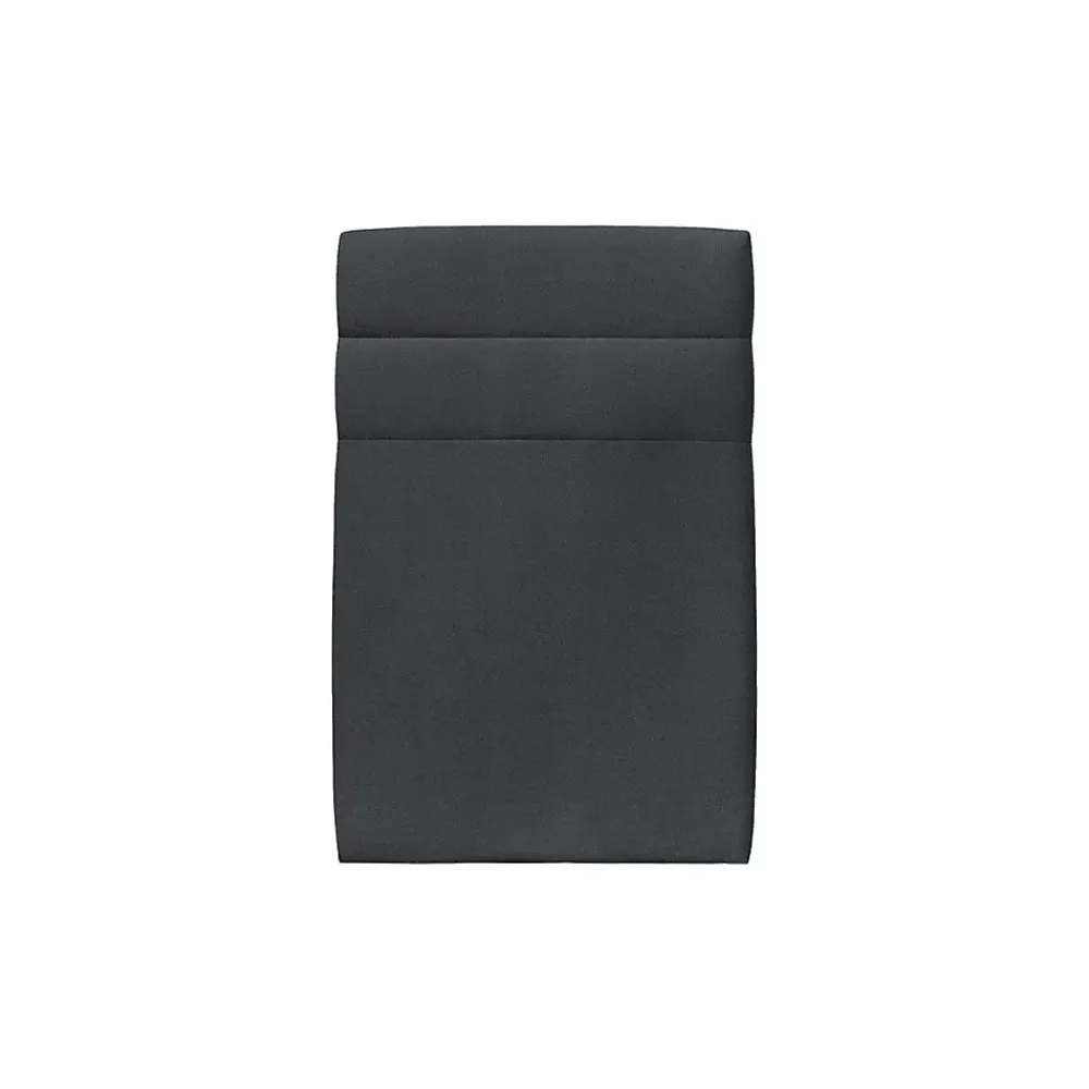 Sommeil De Plomb Lit avec tête de lit lignes velours et sommier tapissier - Lit en bois massif* Lit Simple