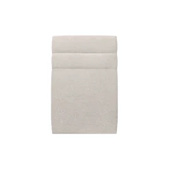 Lit avec tête de lit lignes tissu et sommier tapissier - Lit en bois massif><noscript><img width=