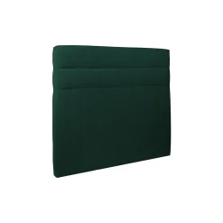 Sommeil De Plomb Lit avec tête de lit lignes velours et sommier tapissier - Lit en bois massif* Lit Double