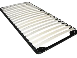 Vente-unique Lit avec tête de lit rangements et tiroir - 90 x 190 cm - Blanc + Sommier - LEANDRE* Lit Avec Rangement