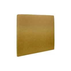 Lit avec tête de lit tapissier tissu et sommier tapissier - Lit en bois massif><noscript><img width=
