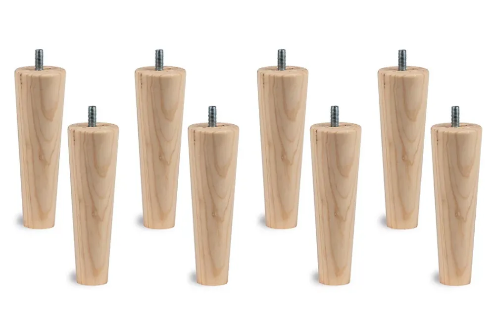 Sommeil De Plomb Lit avec tête de lit tapissier tissu et sommier tapissier - Lit en bois massif* Lit Double