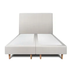 Lit avec tête de lit tapissier velours et sommier tapissier - Lit en bois massif>Sommeil De Plomb New