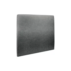 Sommeil De Plomb Lit avec tête de lit tapissier tissu et sommier kit - Lit en bois massif* Lit Simple