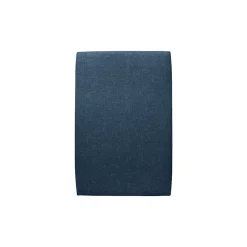 Lit avec tête de lit tapissier tissu et sommier kit - Lit en bois massif><noscript><img width=