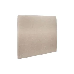 Lit avec tête de lit tapissier tissu et sommier tapissier - Lit en bois massif><noscript><img width=