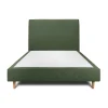 Lit avec tête de lit tapissier tissu et sommier tapissier - Lit en bois massif>Sommeil De Plomb Hot