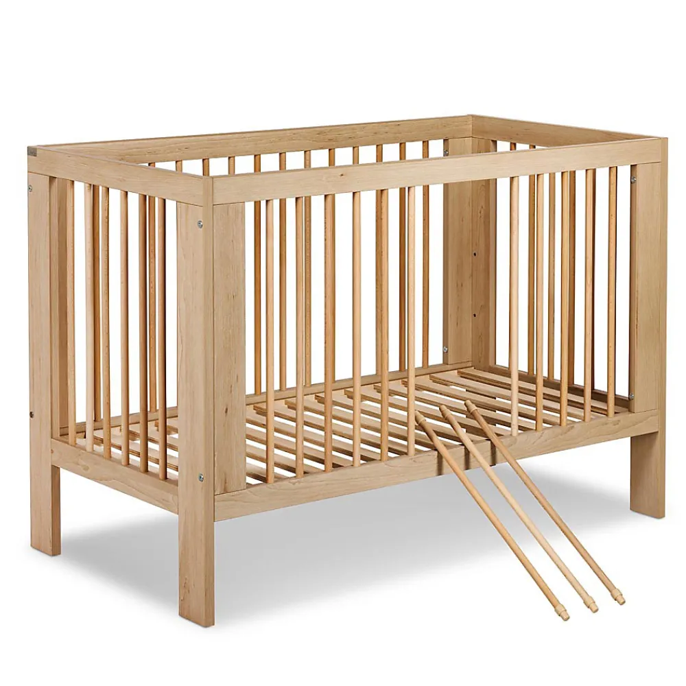 Monmobilierdesign Lit Bébé à Barreaux 120x60 Bois Avec Tiroir* Lit Coffre