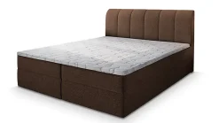 Masseno Lit Boxspring CEVANO 180x200 CM COSMIC 800, Marron, Lit avec matelas et rangement* Ensemble Sommier Et Matelas
