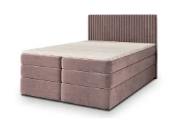 Lit Boxspring FELBIO 140X200 CM KRONOS 27, Rose, Lit avec matelas et rangement>Masseno Discount