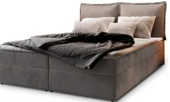 Lit Boxspring LENTE 180X200 CM MONOLITH 85, Gris, Lit avec matelas et rangement>Masseno Best