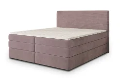 Lit Boxspring MATERN 180X200 CM POSO 27 + KRONOS 27, Rose, Lit avec matelas et rangement>Masseno Clearance