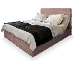 Lit Boxspring MILARA 160X200 CM TILIA 62, Rose, Lit avec matelas et rangement>Masseno New
