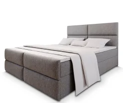 Lit Boxspring MULEN 180X200 CM SAWANA 21, Gris clair, Lit avec matelas et rangement>Masseno Clearance