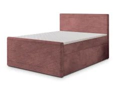 Lit Boxspring NOLEN 140X200 CM TILIA 62, Rose, Lit avec matelas et rangement>Masseno New