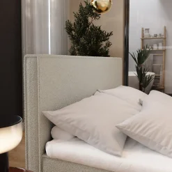 Lit Boxspring PELLIO 160X200 CM QUELLE 05, Beige, Lit avec matelas et rangement><noscript><img width=