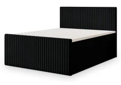 Lit Boxspring TERVAN 160X200 CM KRONOS 07, Noir, Lit avec matelas et rangement>Masseno Online