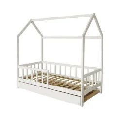 Lit cabane enfant avec tiroir 