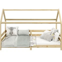 Lit cabane FINA 90 x 190 cm, en pin massif naturel><noscript><img width=