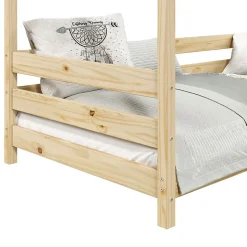Lit cabane FINA 90 x 190 cm, en pin massif naturel><noscript><img width=