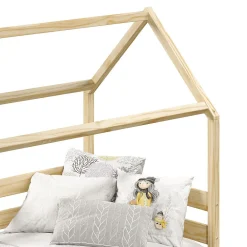 Lit cabane FINA 90 x 190 cm, en pin massif naturel><noscript><img width=