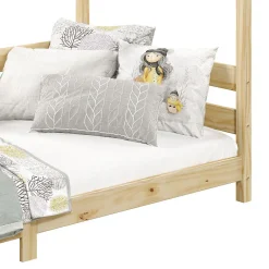 Lit cabane FINA 90 x 190 cm, en pin massif naturel><noscript><img width=