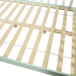 Lit cabane Hesel pour enfants bois de pin 120 x 200 cm vert menthe en.casa><noscript><img width=