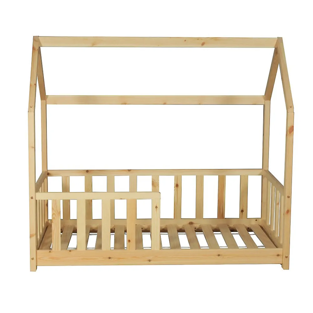 Lit cabane Kiwi 70x140 avec sommier et matelas /Naturel>Weber Industries New