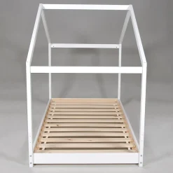 Weber Industries Lit cabane KOALA 90x190 + 1 sommier / Blanc*Enfant Lit Enfant