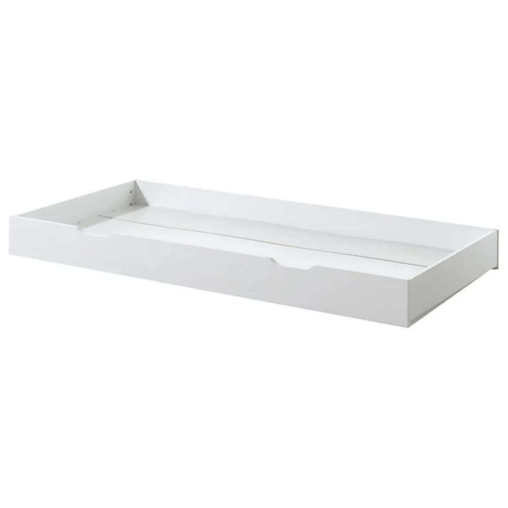 Lit cabane MH 90x200 sommier et tiroir inclus Vipack Dallas Blanc>Petits-Meubles Online