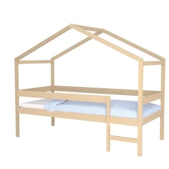 Lit cabane MIKA 90x190 + sommier / Naturel>Weber Industries Best