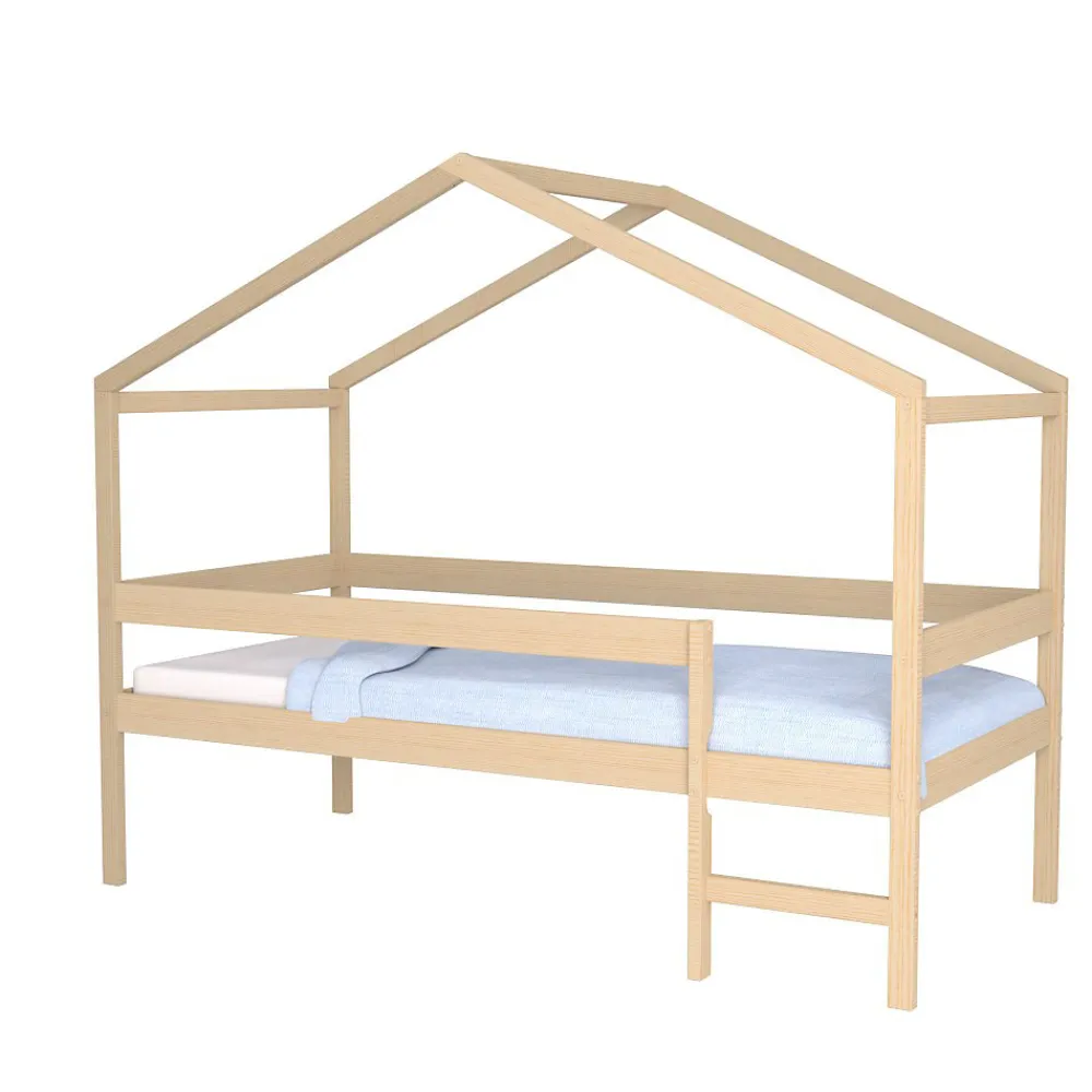 Lit cabane MIKA 90x190 + sommier / Naturel>Weber Industries Best