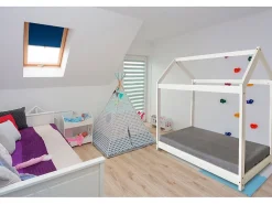 Habitat Et Jardin Lit Cabane pour enfant "Camilla" 140 x 70 cm Blanc*Enfant Lit Enfant