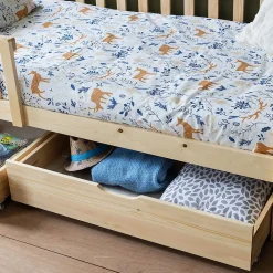 Happy Garden Lit cabane pour enfant 190x90cm en bois avec tiroirs MARCEAU -*Enfant Lit Enfant