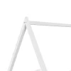 Idimex Lit cabane SILA 90 x 190 cm, en pin massif blanc*Enfant Lit Enfant