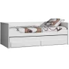 Lit capitaine 90x200 Sommier Inclus Vipack Robin - Blanc>Petits-Meubles New