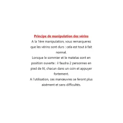Lit coffre 2 places 160x200cm blanc avec sommier BACELAN><noscript><img width=