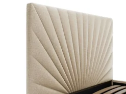 Lit coffre 180 x 200 cm - Tissu - Beige + Matelas - RILIODA><noscript><img width=