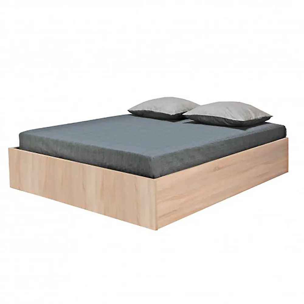 Lit coffre BILBAO 140x200 cm + sommier / Décor chêne blanchi>Weber Industries Hot