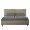 Lit coffre capitonné Antea 160x200 simili cuir cappuccino>Ityhome Sale