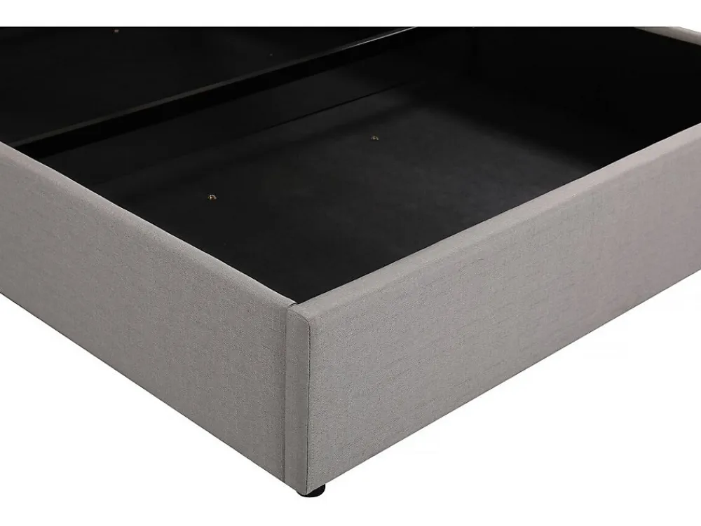 Lit coffre double "Megeve" 140 x 200 cm Gris>Palozi Home Outlet