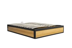 Concept Usine Lit coffre industriel 140 x 190 cm - JERSEY* Lit Coffre