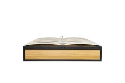 Concept Usine Lit coffre industriel 140 x 190 cm - JERSEY* Lit Coffre