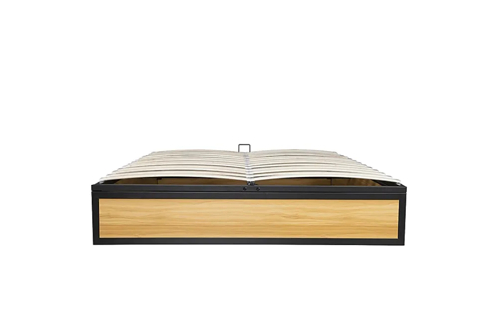 Concept Usine Lit coffre industriel 140 x 190 cm - JERSEY* Lit Coffre