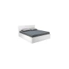 Lit coffre MADRID 140x200 + 1 sommier / Blanc>Weber Industries Discount