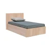 Lit coffre MADRID 90x190 + 1 sommier / Décor Chêne Blanchi>Weber Industries Best