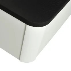 Weber Industries LIT COFFRE SPIRO 140x190cm + 1 SOMMIER / BLANC* Lit Coffre